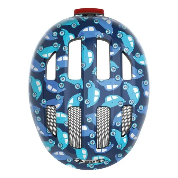 Abus Smiley 3.0 LED Helm Blue Car Mt. S