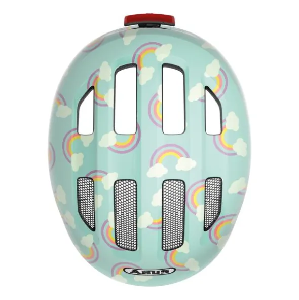 Abus Smiley 3.0 LED Helm Blue Rainbow Mt. S
