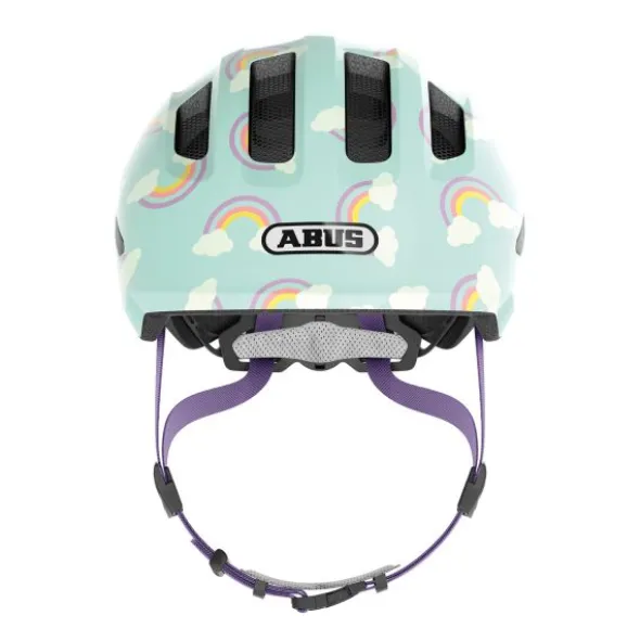 Abus Smiley 3.0 LED Helm Blue Rainbow Mt. S
