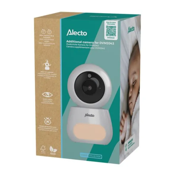 Alecto Extra Camera Voor Babyfoon DVM2043C - Wit