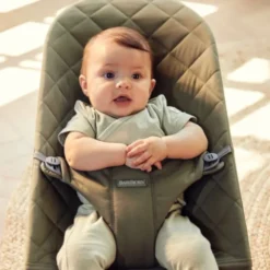 BabyBjörn Bliss Cotton Wipstoel - Donkergroen