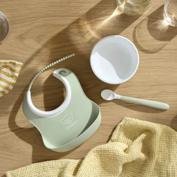 BabyBjörn Servies 3-Delig - Pastelgroen