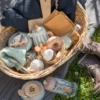 Babypark Exclusief Giftbox Kraft Gold / Stripes