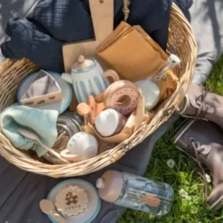 Babypark Exclusief Giftbox Kraft Gold / Stripes