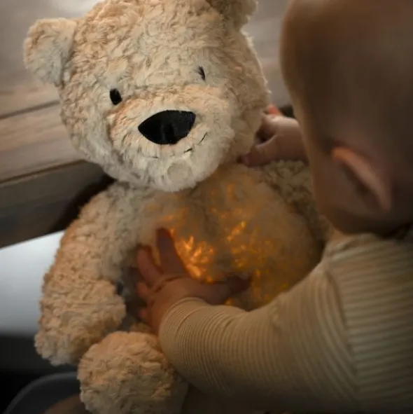 Baby's Only - Bo Knuffelbeer met Slaaptrainer - Warm Linen