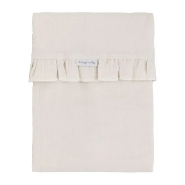 Baby's Only Calm Wieglaken Met Ruffle - Warm Linen
