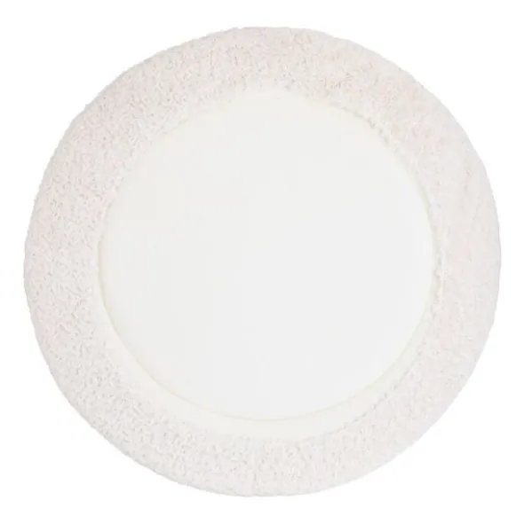 Baby's Only Hoeslaken Boxmatras Rond - Snow - Ø95 cm - Wolwit
