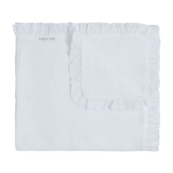 Baby's Only Ledikantdeken - Calm - 100x135 cm - Wit