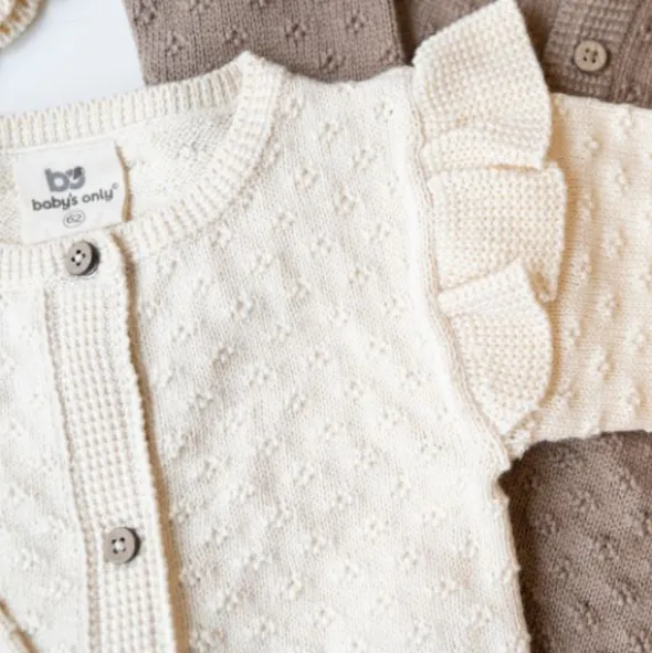 Baby's Only Miracle Ruffle Vestje - Mt. 56 - Warm Linen