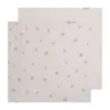 Baby's Only Tender Swaddle - 2-Pack - 115x115 cm - Linen / Clover