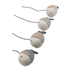 Bamboom Hangers voor Muziekmobiel - Blauw - 4 Stuks