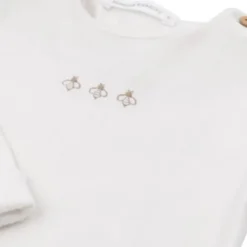 Bamboom Jumpsuit Met Voetjes Bees - Cream - 1 M