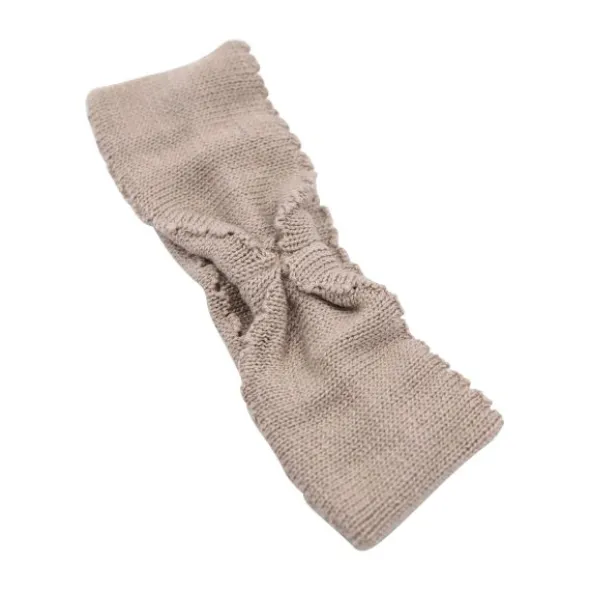 Bamboom Knitted Haarband Camel