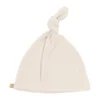 Bamboom Mutsje met knoop - Warm White - One Size