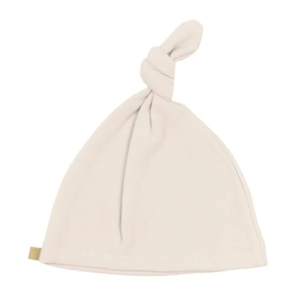 Bamboom Mutsje met knoop - Warm White - One Size
