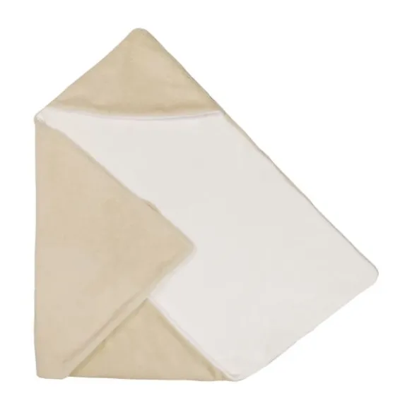 Bamboom Omslagdoek met Capuchon - 75x75 cm - Teddy - Sand