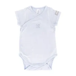 Bamboom Overslag Romper - Blauw - 1 Mnd