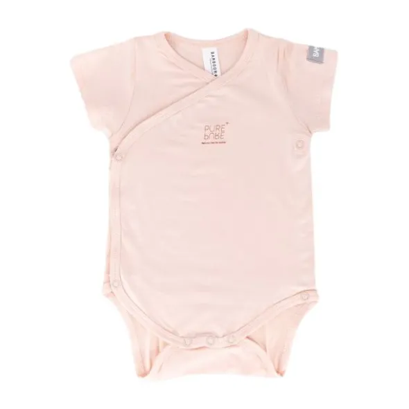 Bamboom Overslag Romper - Roze - 6 Mnd
