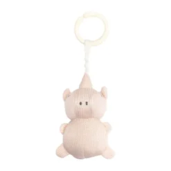 Bamboom Pull & Shake Toy - Rino Pink Powder