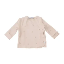 Bamboom T-Shirt Met Overslag - Lange Mouw - 1 Mnd - Olives