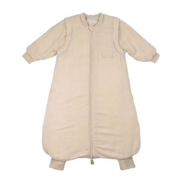 Bamboom Winterslaapzak Mini met armen en voeten – Mousseline Sand – 6–18M