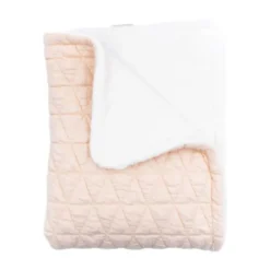 Bamboom Wrinkled Ledikantdeken - Water Peach