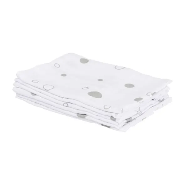 Basicline Bubble Hydrofiel Luiers Grey 6 Stuks