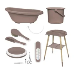 Bébé-Jou Badset Sense - 7-Delig - Mocha Mousse