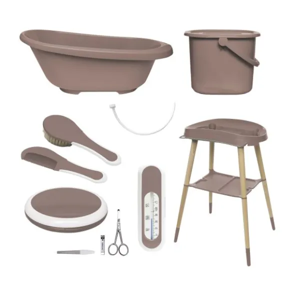 Bébé-Jou Badset Sense - 7-Delig - Mocha Mousse