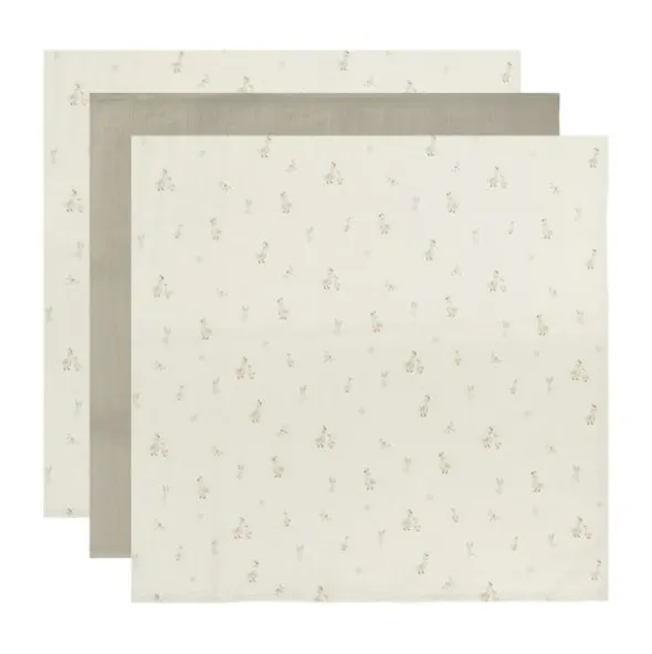 Bébé-Jou Dear Goose Hydrofiele Doeken - 70x70 cm - 3 Stuks