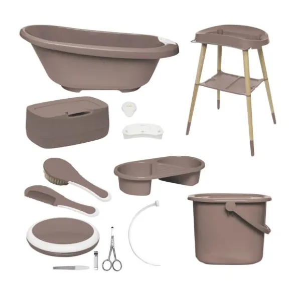 Bébé-Jou Sense Badset Edition - 8-delig - Mocha Mousse