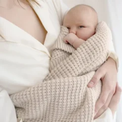 Bemini Deken - Knitty - 80x100 cm - Sesame