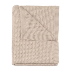 Bemini Deken - Knitty - 80x100 cm - Sesame