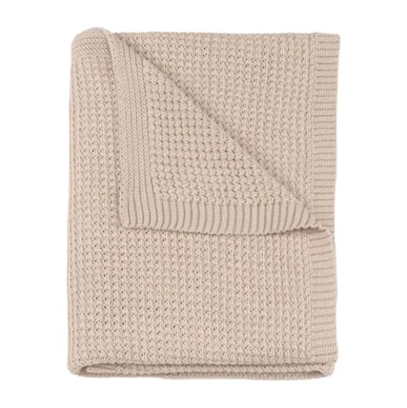 Bemini Deken - Knitty - 80x100 cm - Sesame