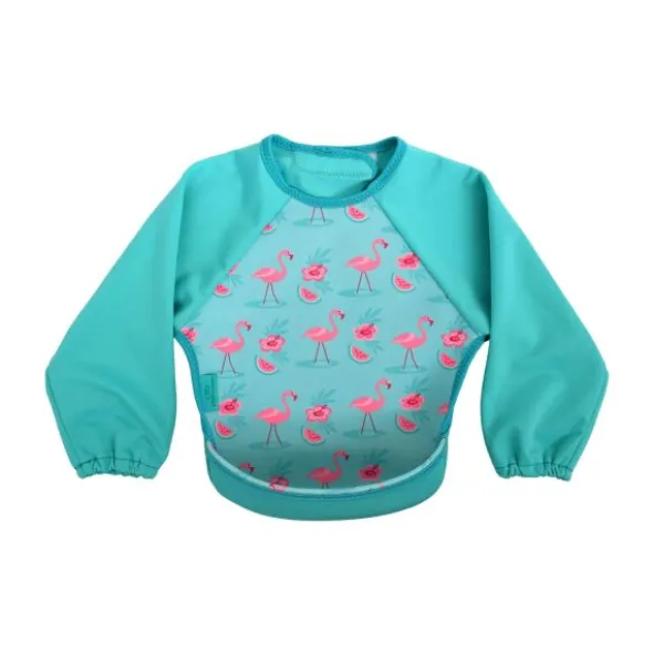 Bibetta Mouwslab Flamingo Turqoise
