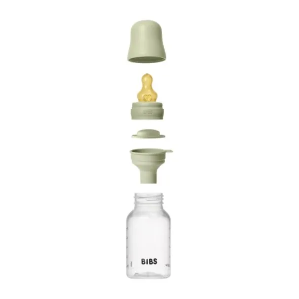Bibs Fles - Slow Flow - 150 ml - Latex - Sage