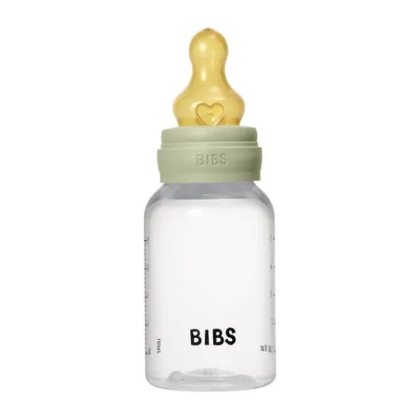 Bibs Fles - Slow Flow - 150 ml - Latex - Sage