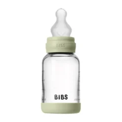 BIBS Fles - Slow Flow - 120 ml - Silicone/Glas - Sage