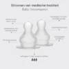 BIBS Flesspeen Rond - Fast Flow - 2 Pack - Silicone