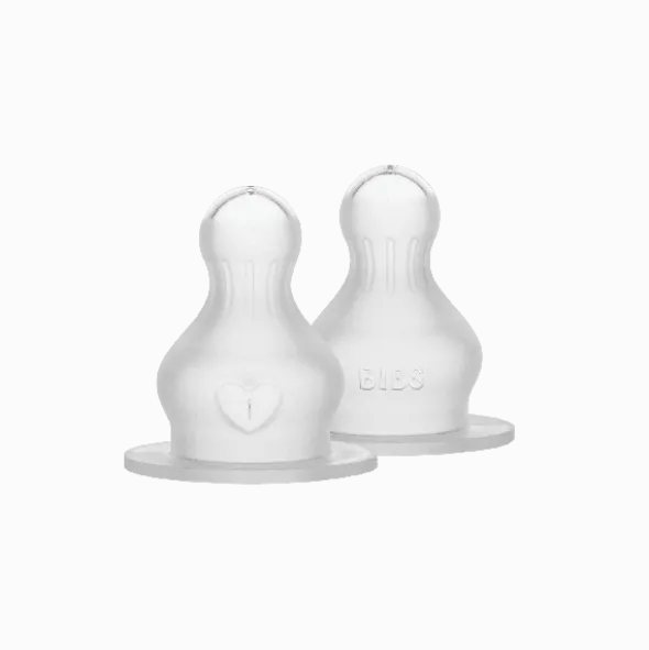 BIBS Flesspeen Rond - Slow Flow - 2 Pack - Silicone