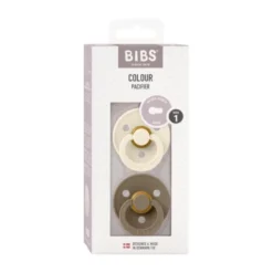BiBs Fopspeen - Rond - 2 Stuks - 6-18 Mnd - Hush / Grape