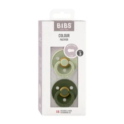 BiBs Fopspeen - Rond - 2 Stuks - 6-18 Mnd - Hush / Grape