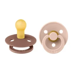 BiBs Fopspeen - Rond - 2 Stuks - 6-18 Mnd - Hush / Grape