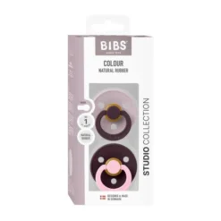 BiBs Studio Fusion Fopspeen - Rond - 2 Stuks - 6-18 Mnd - Sage/Hunter Green