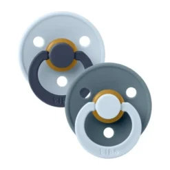 BiBs Studio Fusion Fopspeen - Rond - 2 Stuks - 6-18 Mnd - Sage/Hunter Green