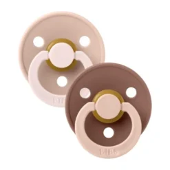 BiBs Studio Fusion Fopspeen - Rond - 2 Stuks - 6-18 Mnd - Sage/Hunter Green