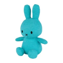 Bon Ton Toys Knuffel - Miffy ECO Corduroy - 23 cm - Teal