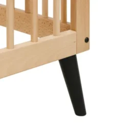 Bopita Fay Bed 60×120 cm - Naturel/Mat Zwart