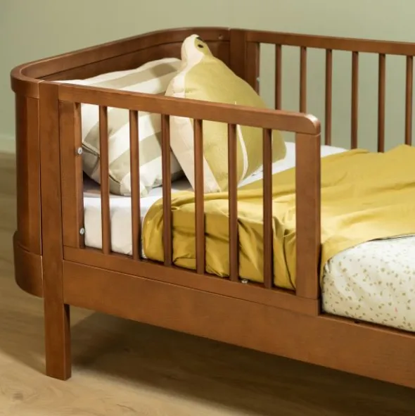Bopita Heya Peuterbed - 70 x 140 cm - Walnut