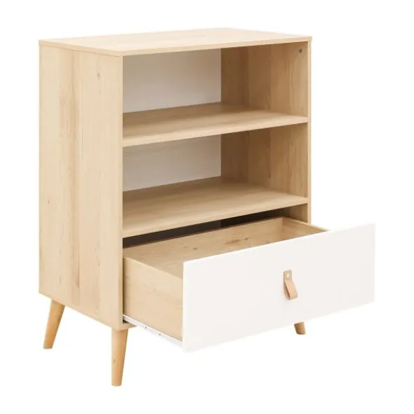 Bopita Jort Ladekast – Wit/Naturel